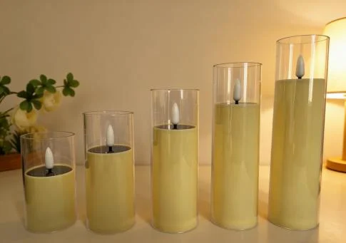 Flat-Top LED Pillar Candle — CAT-R385