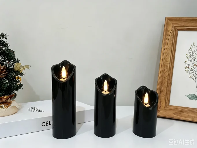 Religious LED Pillar Candle — HJZJ-016