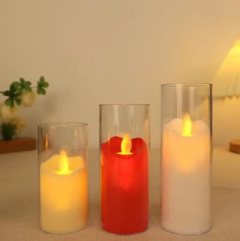 Moving-Flame LED Cup Candle — TRL-012S