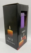 Ribbed Moving-Flame LED Pillar Candle — TYL-020A