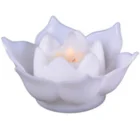 Lotus Moving-Flame LED Candle — HJL-027