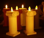 Roman Column Moving-Flame LED Candle — TYL-006
