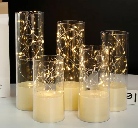 Star-Light Flat-Top LED Cup Candle — TRL-028A
