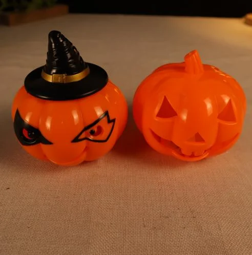 Toothed Pumpkin LED Light with Rope — HWL-003B