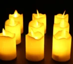 Moving-Flame LED Pillar Candle — HJL-015
