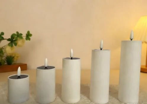 Flat-Top LED Pillar Candle — CAT-R382