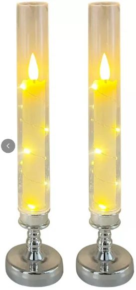 Candleholder Fairy-Light LED Taper — HJCG-015