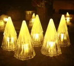 Christmas Clear LED Tealight — TRL-003