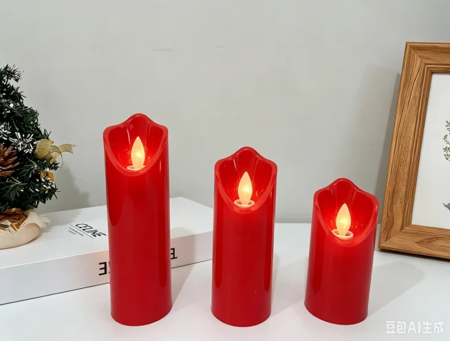 Religious LED Pillar Candle — HJZJ-017