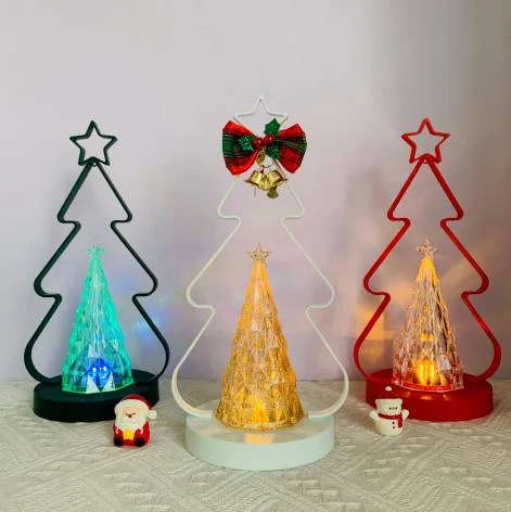 Diamond-Pattern Christmas Tree LED Candle — TYL-024D