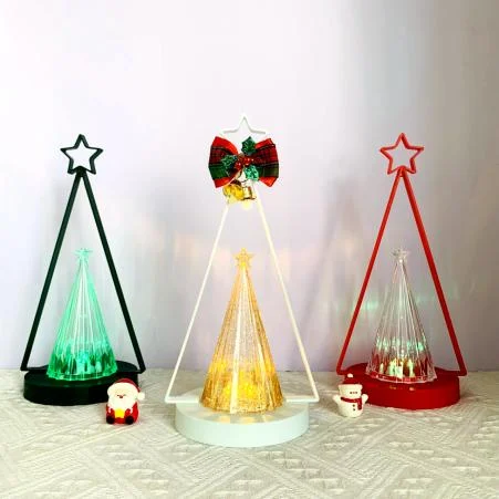 Striped Christmas Tree LED Candle — TYL-024C