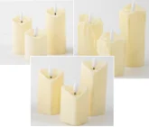 Heart Drip-Effect LED Pillar Candle — CAT-R102