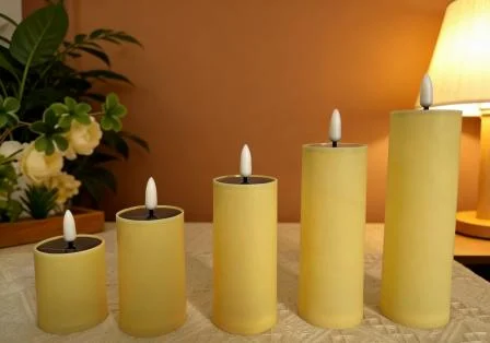 Flat-Top LED Pillar Candle — CAT-R379